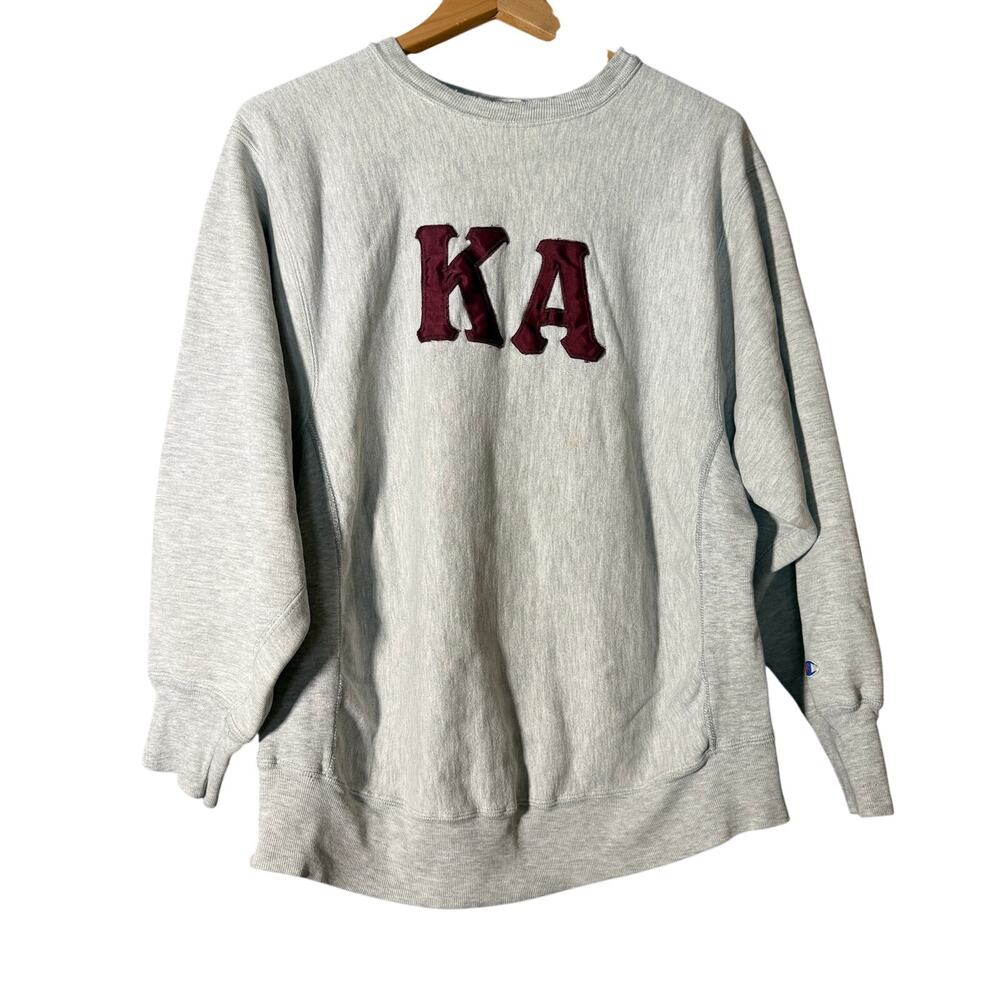 VTG Champion Reverse Weave Kappa Alpha KA Fraternity Crewneck XL Made In USA Y2K